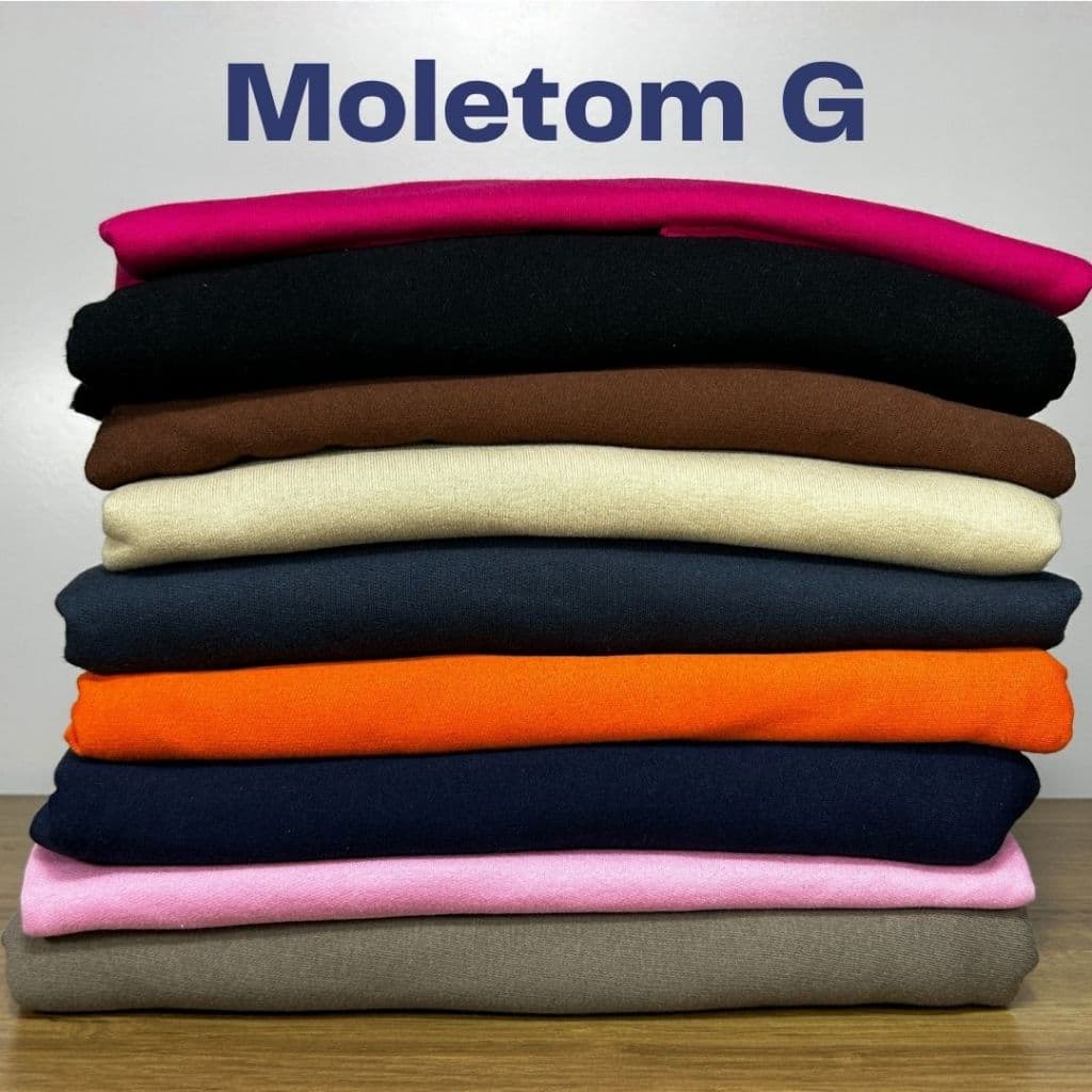 Retalhos Moletom Flanelado Peluciado - Tamanho grande acima de 80cm Cores Sortidas