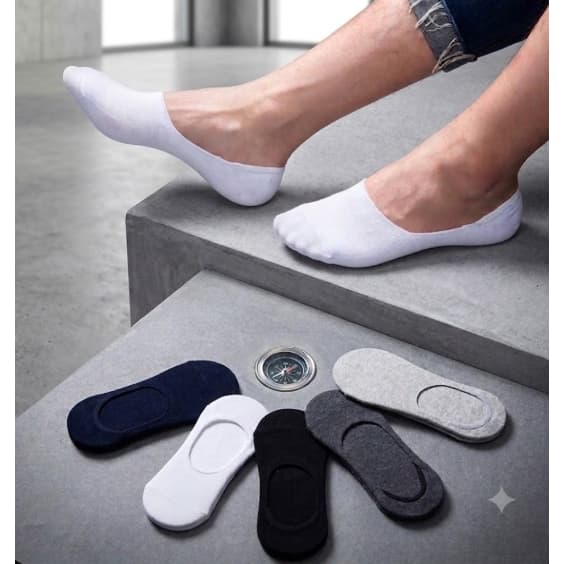 Kit com 3/6/12 Meias sapatilha soquete Invisível homens e mulheres Cores aleatórias