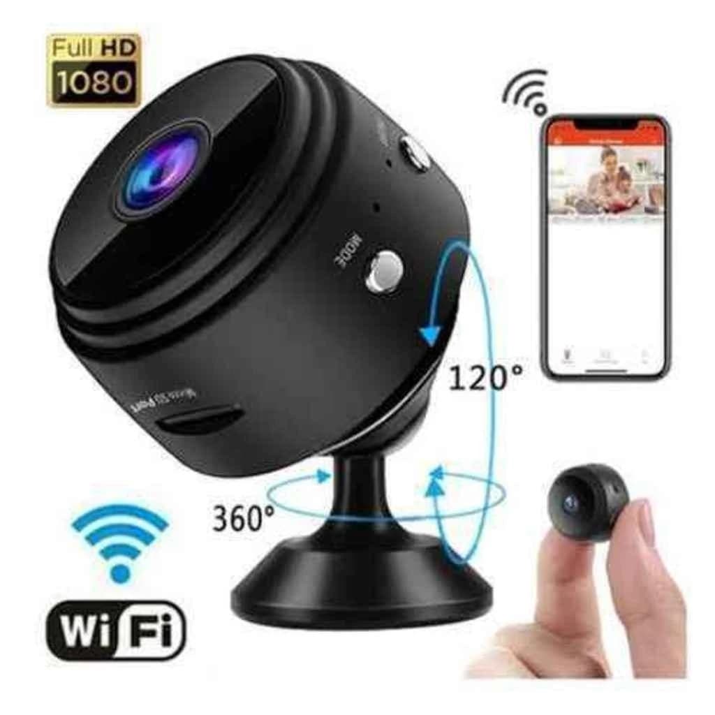 Mini Câmera Espiã A9 Wifi com Sensor e Visão Noturna