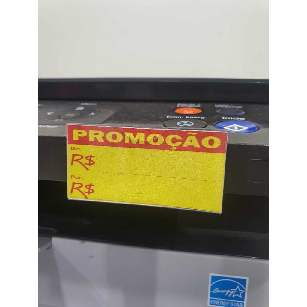 Kit 10 Porta Etiqueta Preço Gondola Prateleira Precificador Loja Mercado Organizador Petg