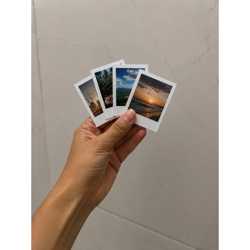 Kit Mini Polaroid Personalizada – Fotos Impressas Estilo Retrô | Presente para Namorado, Família e Amigos