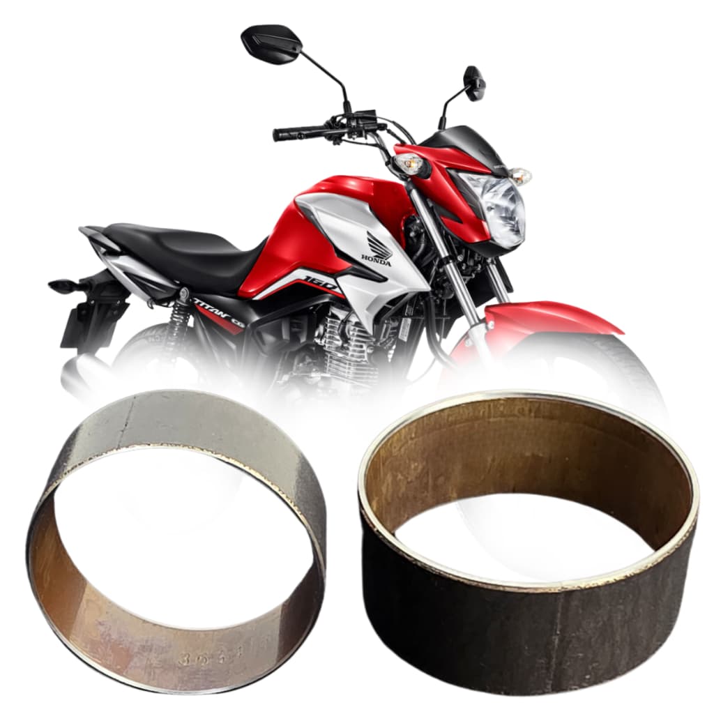 Bucha Guia Bengala Interna Garfo Titan 160 Fan 160 Start 160 2018 a 2022 Moto Honda
