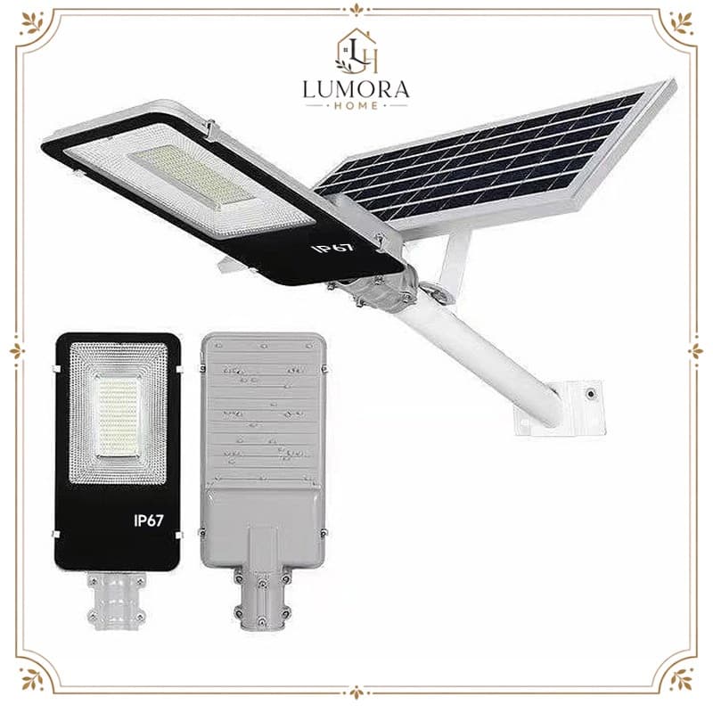 LUMORA HOME 80000W Luminária Solar LED IP67 Externa Energia Solar Controle Remoto para Jardim Quintal Garagem