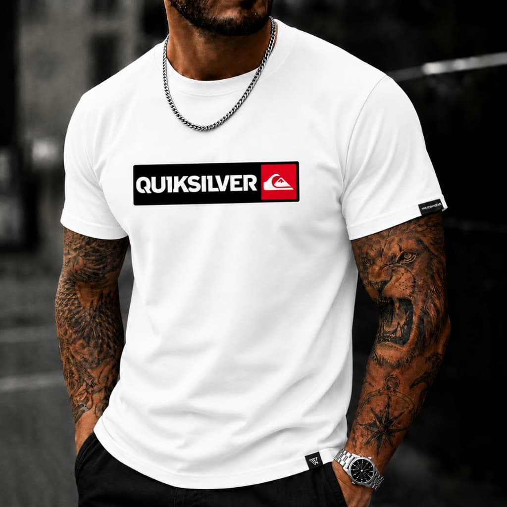Camiseta Masculina 100% Algodão Camisa Silver Malha Confortável Ótimo Preço