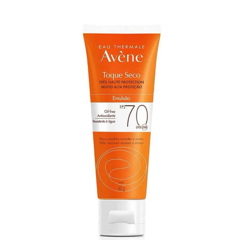 Protetor Solar Facial Avene Toque Seco FPS 70 40g Vencimento Dezembro