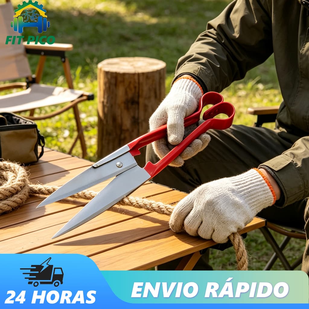 Tesoura Para Poda e Tosa Aparar Crinas Tosquia Jardim Cavalos Ovelhas Tipo Mola