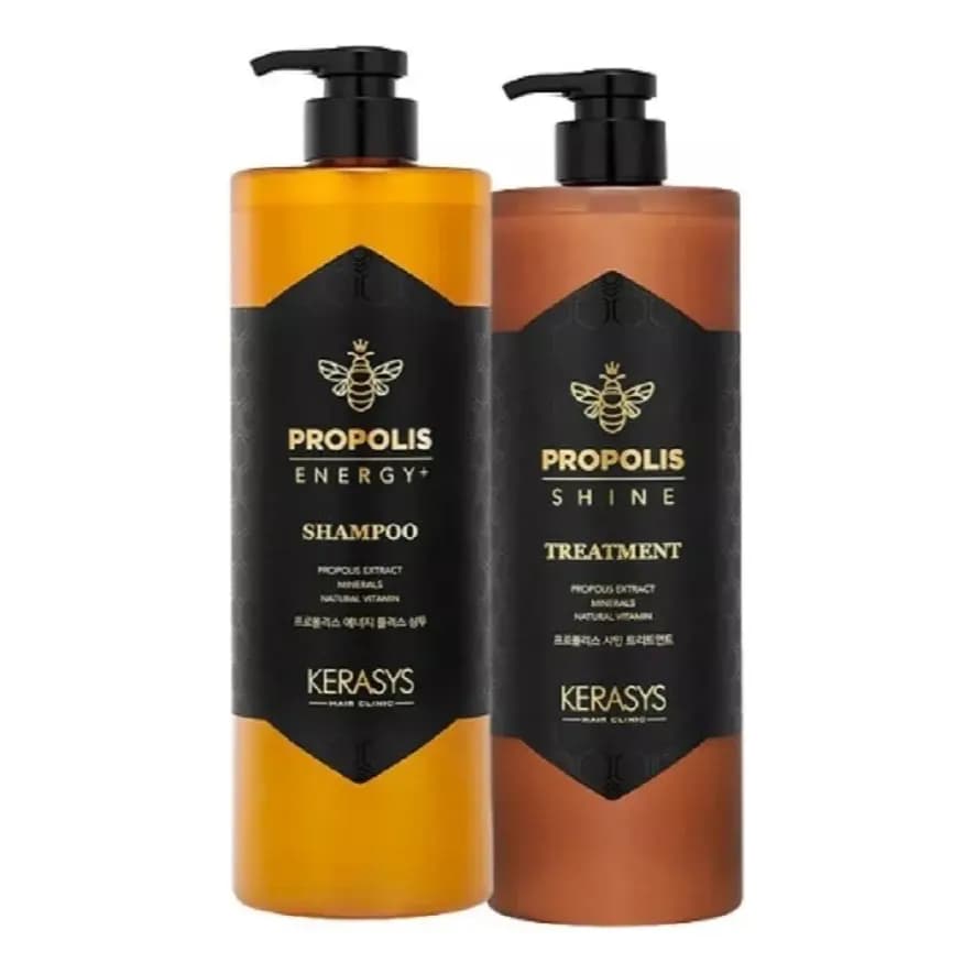 Kerasys Própolis Shampoo Energy 1000ml + Treatment Shine 1000ml
