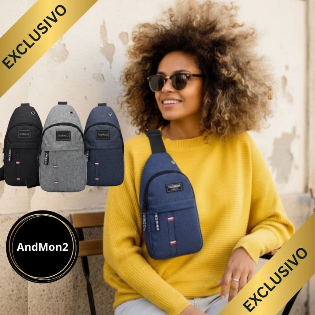 Shoulder Bag Bolsa de Peito Costas Unissex Impermeável Transversal Tiracolo Casual Dia a Dia