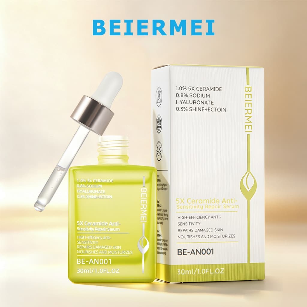 BEIERMEI Sérum Reparador Anti-Sensibilidade 5X Ceramida 30g/1.0FL.OZ Repara a pele danificada, nutre e hidrata