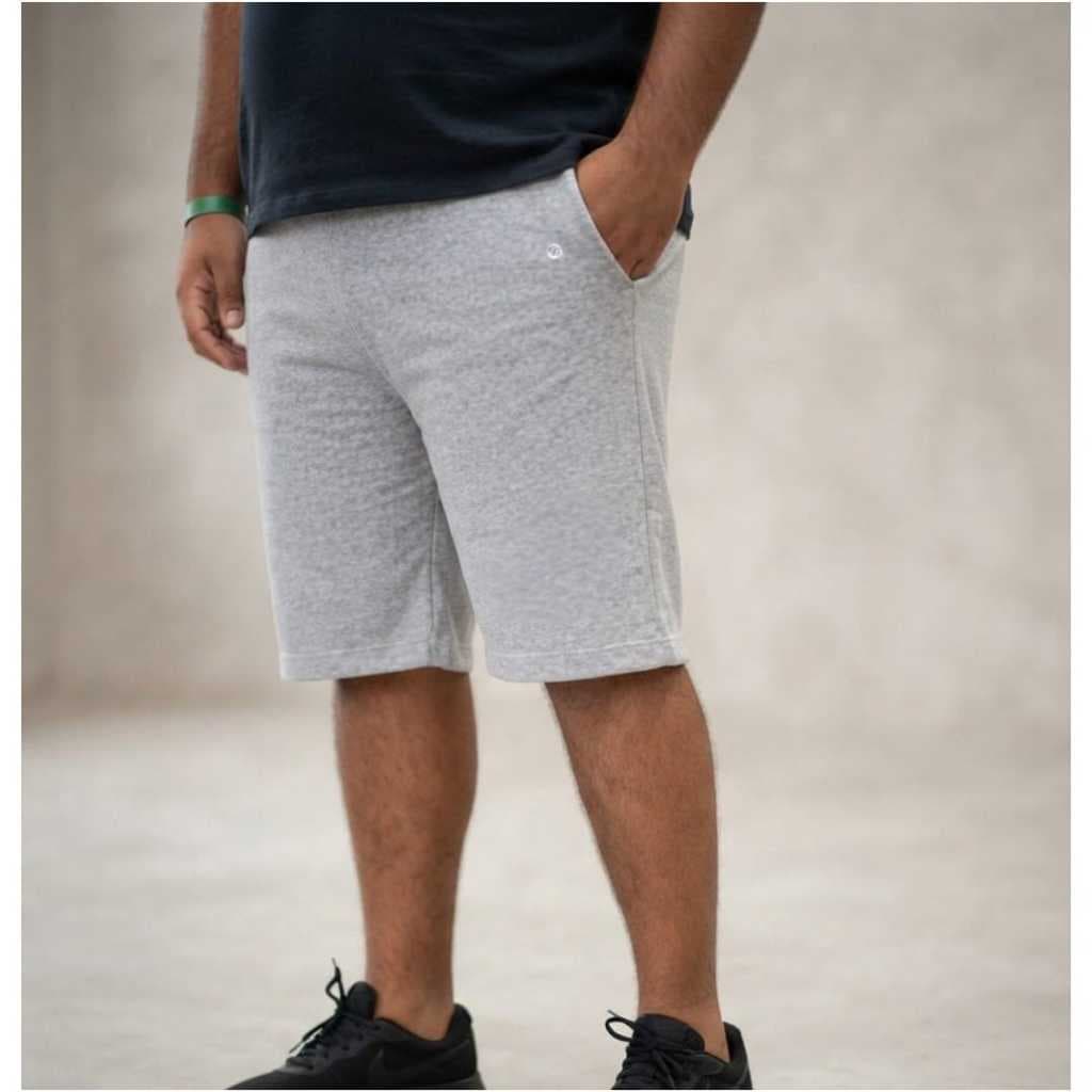 Bermuda Masculina Moletinho Plus Size G e GG com Bolsos Laterais e Traseiro