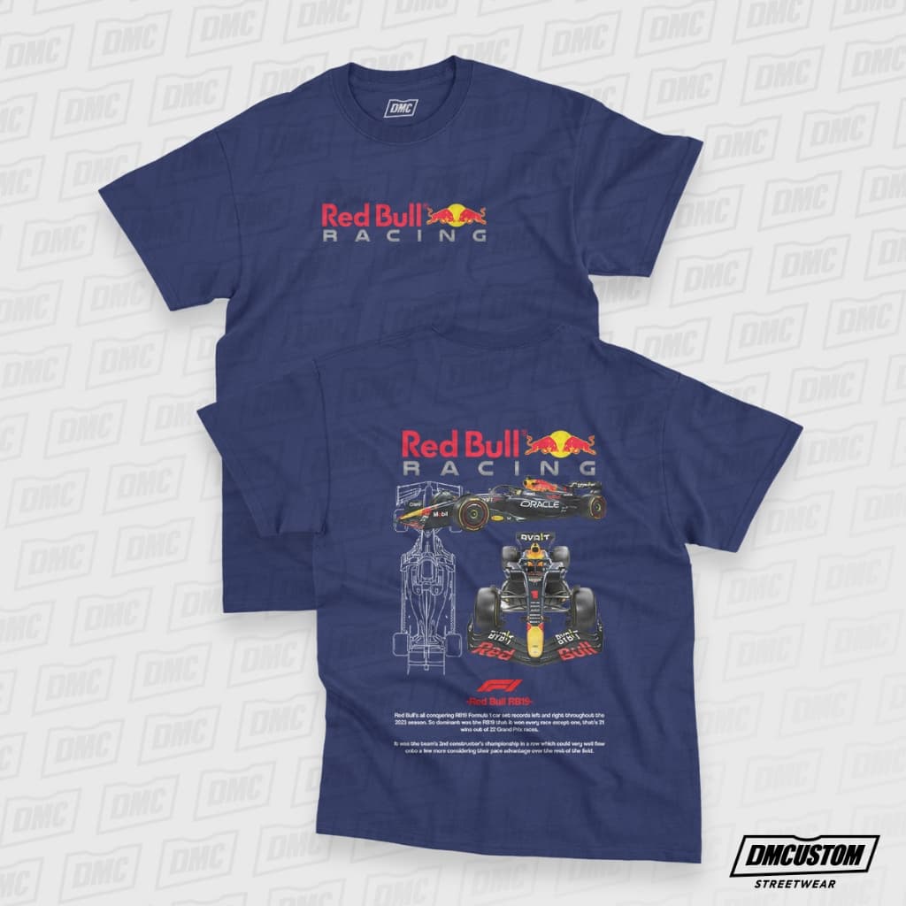 Camiseta Básica Automobilismo Carro Redbull Racing Verstapen Gearhead Formula 1