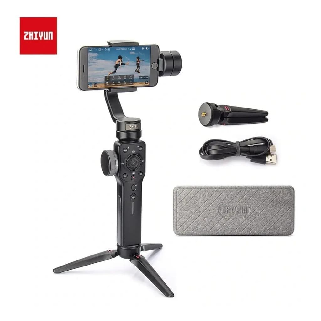 Estabilizador Gimbal Zhiyun Smooth 4 3 Eixos Para Celular