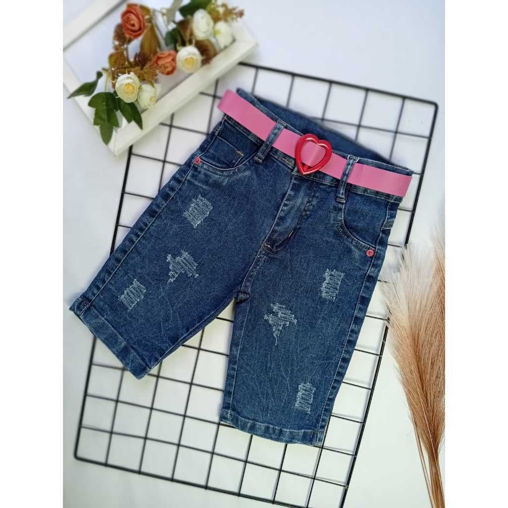 Short Pedal Moda infantil Tendencia Para Escola