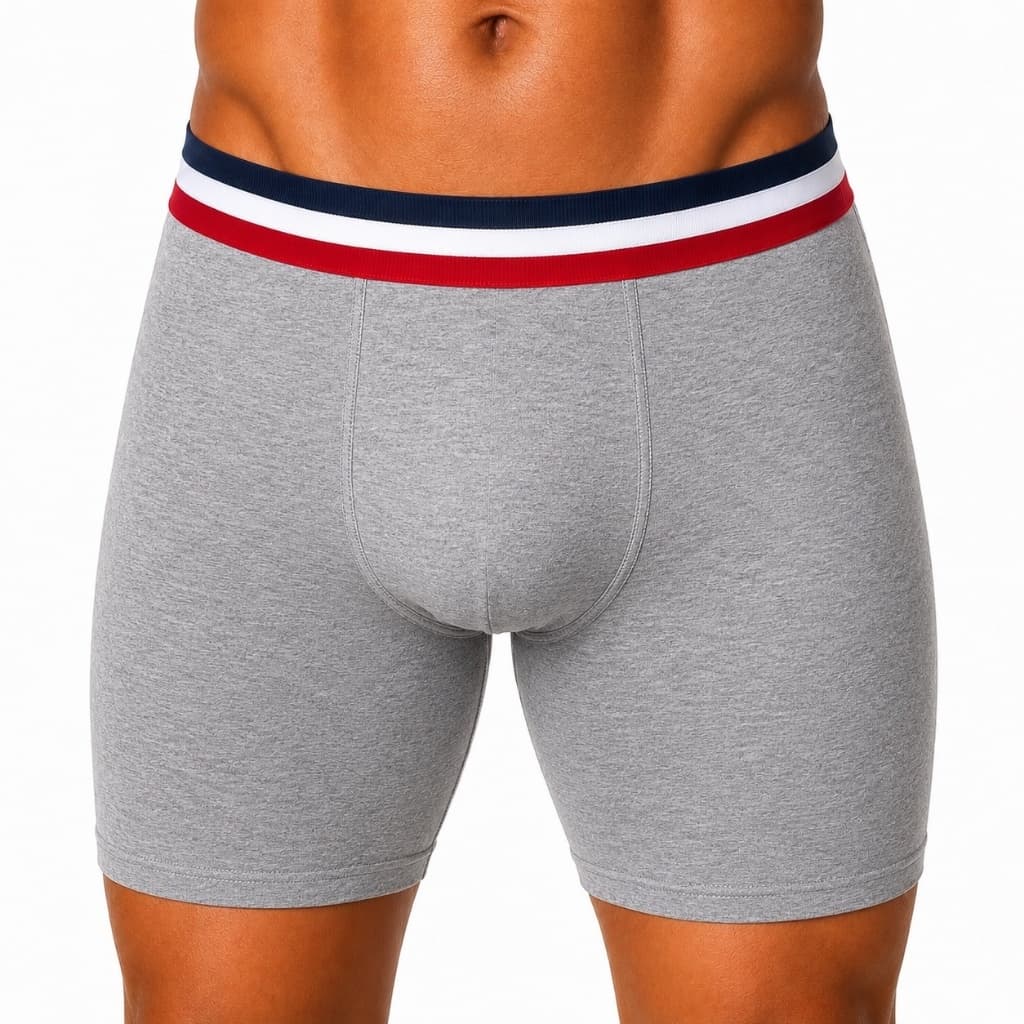 Kit 10 Cueca Boxer Long Leg Masculina ALGODÃO Premium Malha