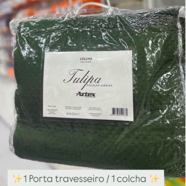 Colcha Solteiro Tulipa