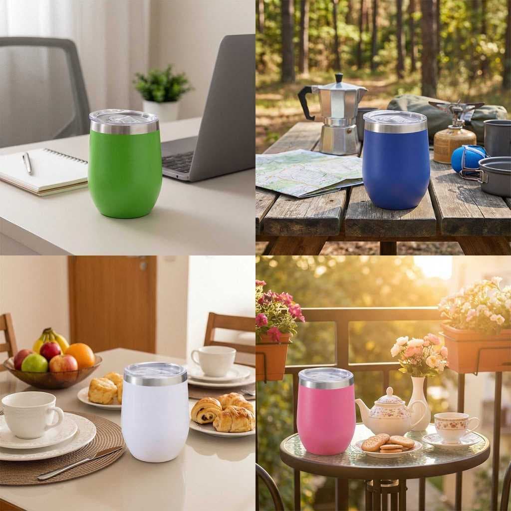 KIT50/30/10 Copo térmico de aço inoxidável com isolamento a vácuo350ml Vem com tampa; adequado para chá, leite e bebidas