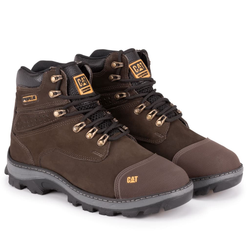 Bota Caterpillar Masculina Adventure Cano Médio Solado Tratorado 4 Cores Disponíveis
