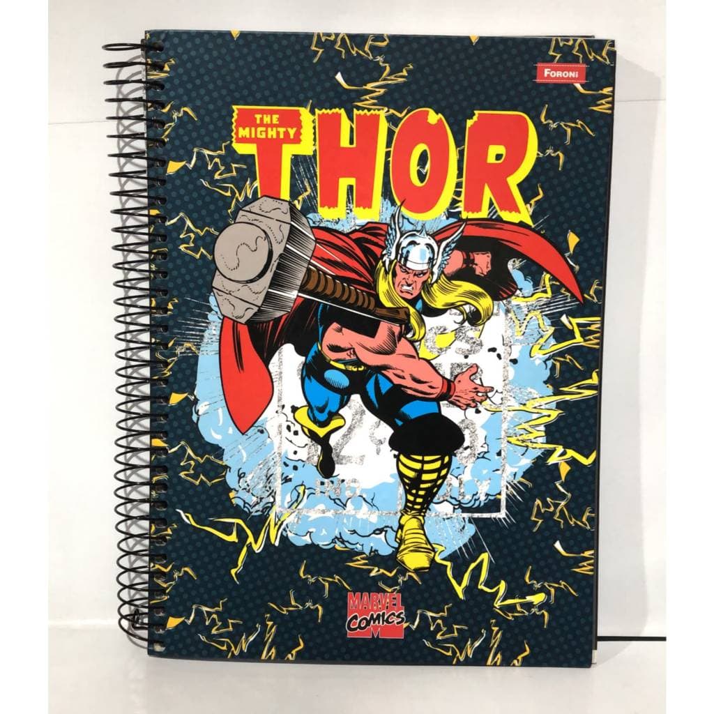 Caderno Thor 10 Matérias 160 Folhas | Caderno Universitário | Material Escolar | Papelaria
