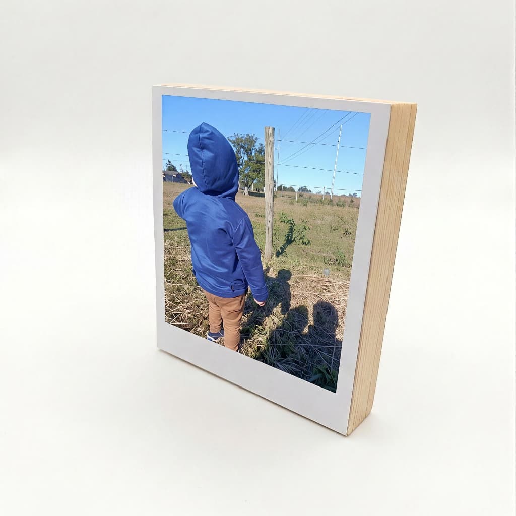 Kit 3 Mini Displays Mdf Com Foto Personalizados Polaroid Decoração