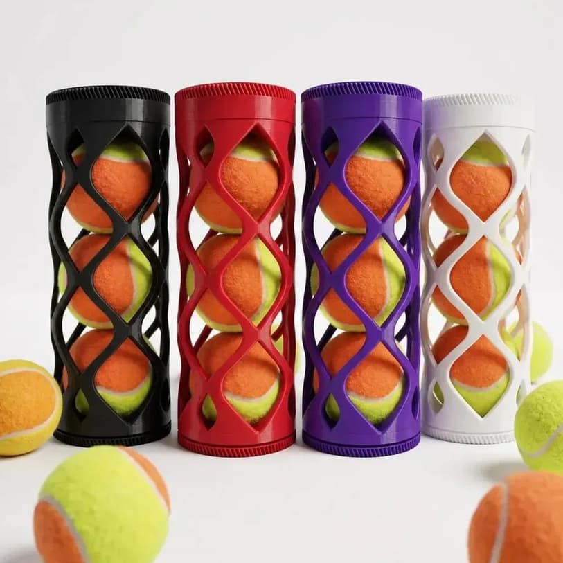 Tubo Porta Bolinhas Beach Tennis Tênis Padel Organizador
