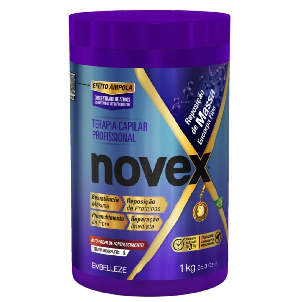 CREME DE TRATAMENTO NOVEX REPOSIÇÃO DE MASSA 1KG