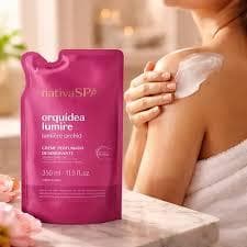 refil hidratante corporal nativa SPA orquídea Lumiere