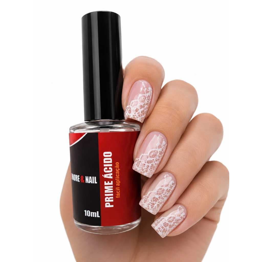 Primer Ácido Preparador De unhas AMORÉ&NAIL 10ml Lançamento