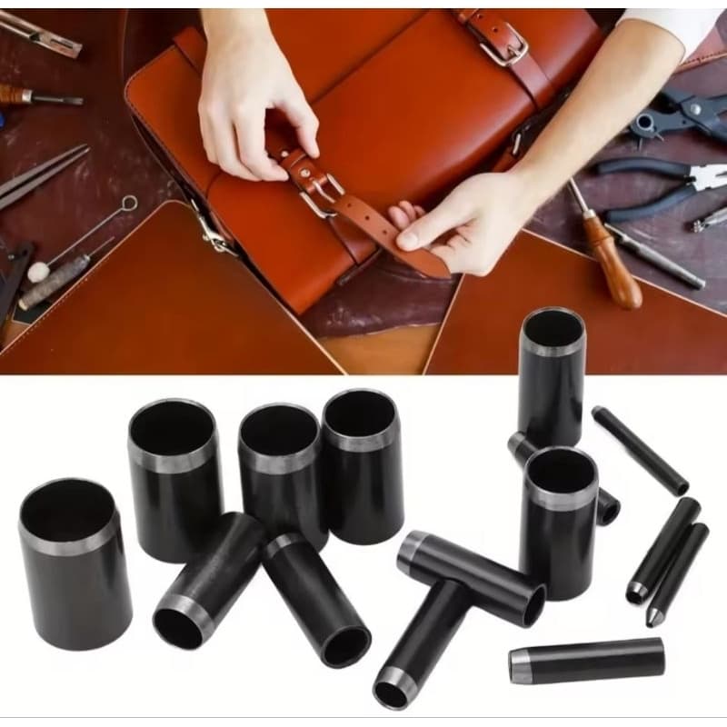 kit de Cortador Para Couro Artesanato kit 15 Peças