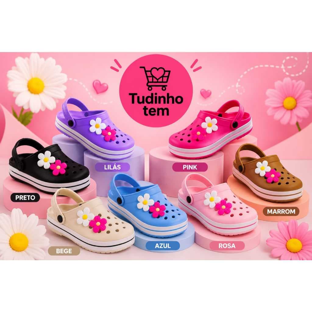 Sandália, Babuche Feminino 2 Flores, Lançamento, Leve, Conforto, Charme e Estilo para o Dia a Dia