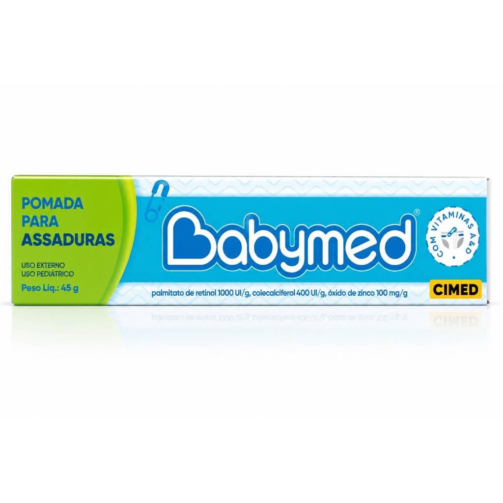Pomada Infantil Para Prevenção de Assaduras Babymed Cremosa e Hidratante 45g