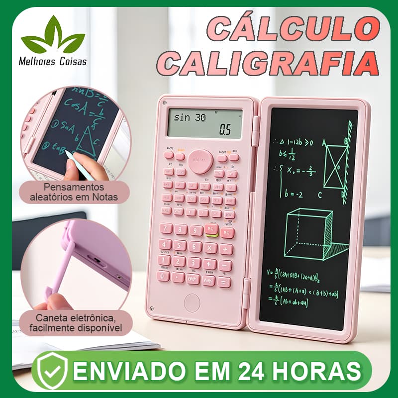 Função Científica Calculadora Placa de Escrita Mini Escritório Exame Contabilidade Caligrafia Multifuncional Computador