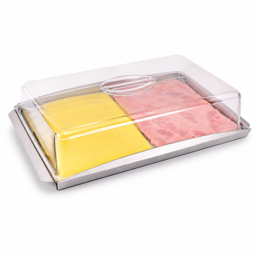Porta Frios Inox com Tampa Transparente Essence