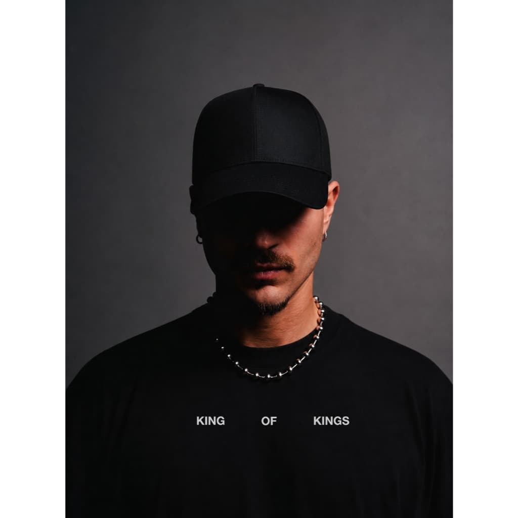 Camiseta Oversized Religioso Streetwear King Of Kings Jesus 100% Algodão Unissex