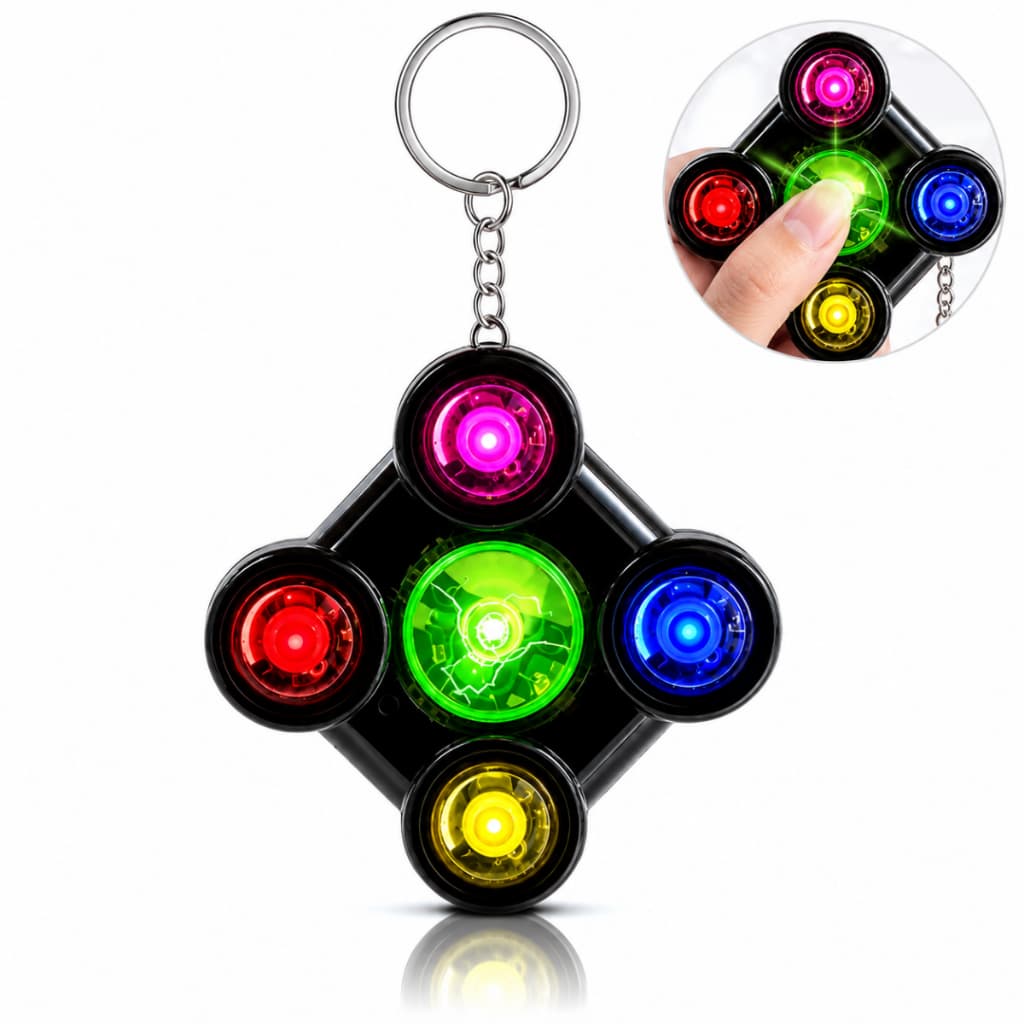 Brinquedo Jogo De Memória LED Chaveiro Eletrônico Portátil
