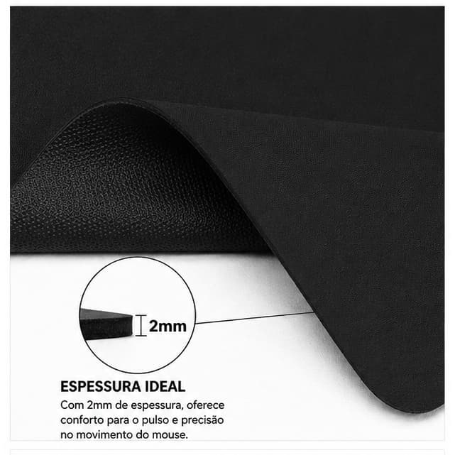 Mouse pad Gamer 24x20 Impermeável - Base Antiderrapante Speed para Jogos e Office