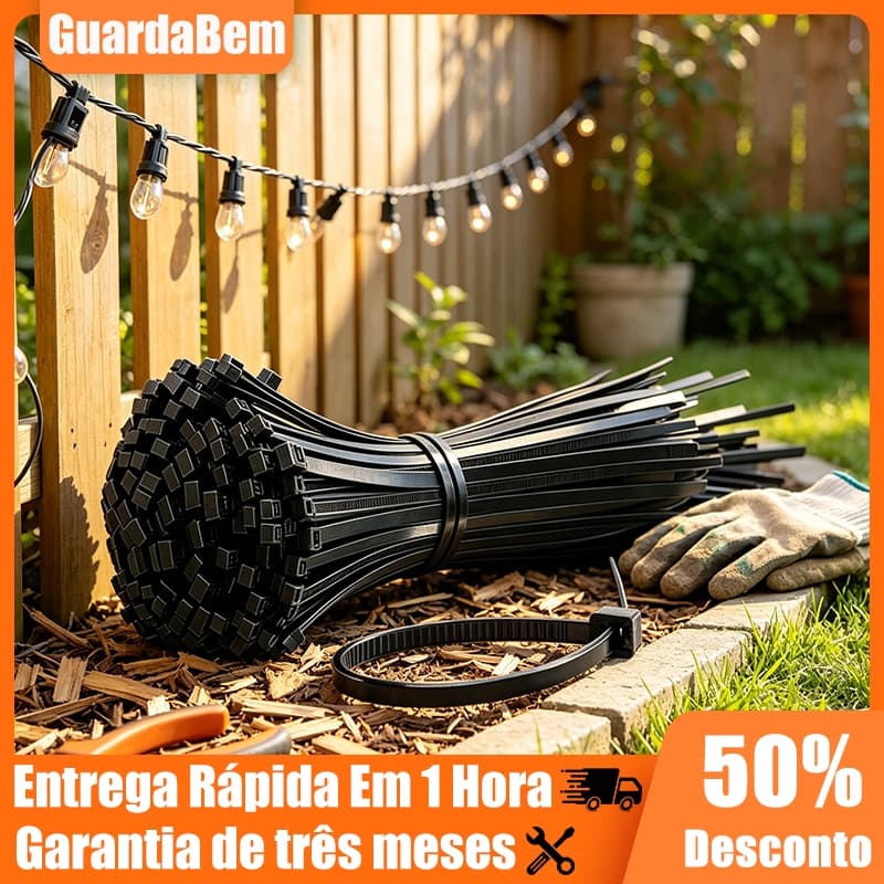 Enforca Gato Abraçadeira de Nylon Braçadeira Cintas Plásticas Super Resistente Presilha