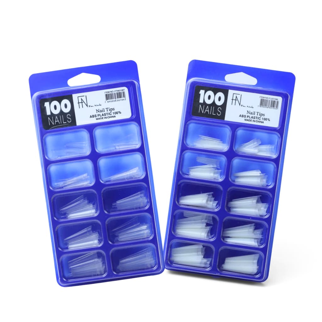 100 Tips para Unha Acrigel Formato Curvatura C ou Bailarina