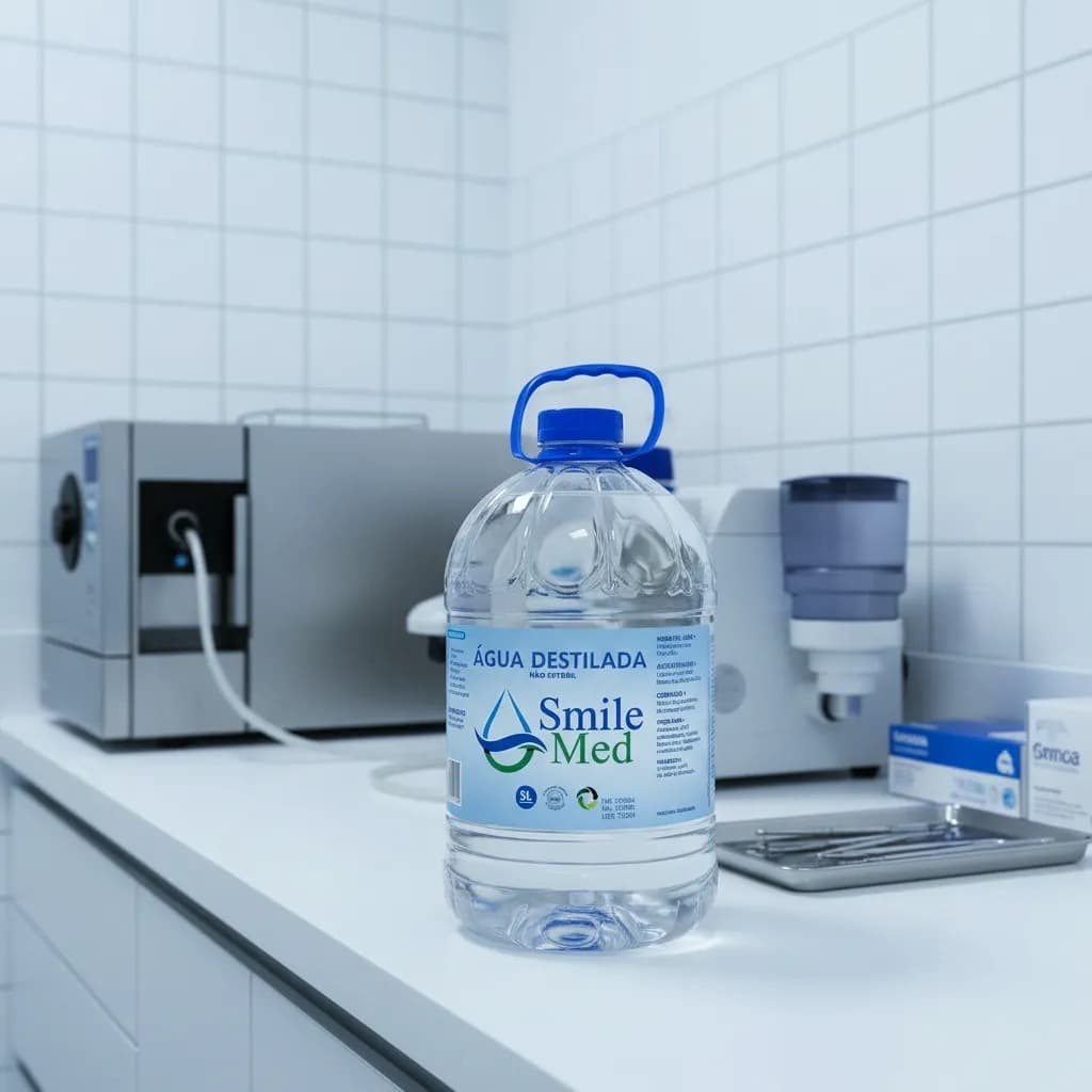 Água Destilada 5L Smile Med Ideal para CPAP, Bipap e VPAP