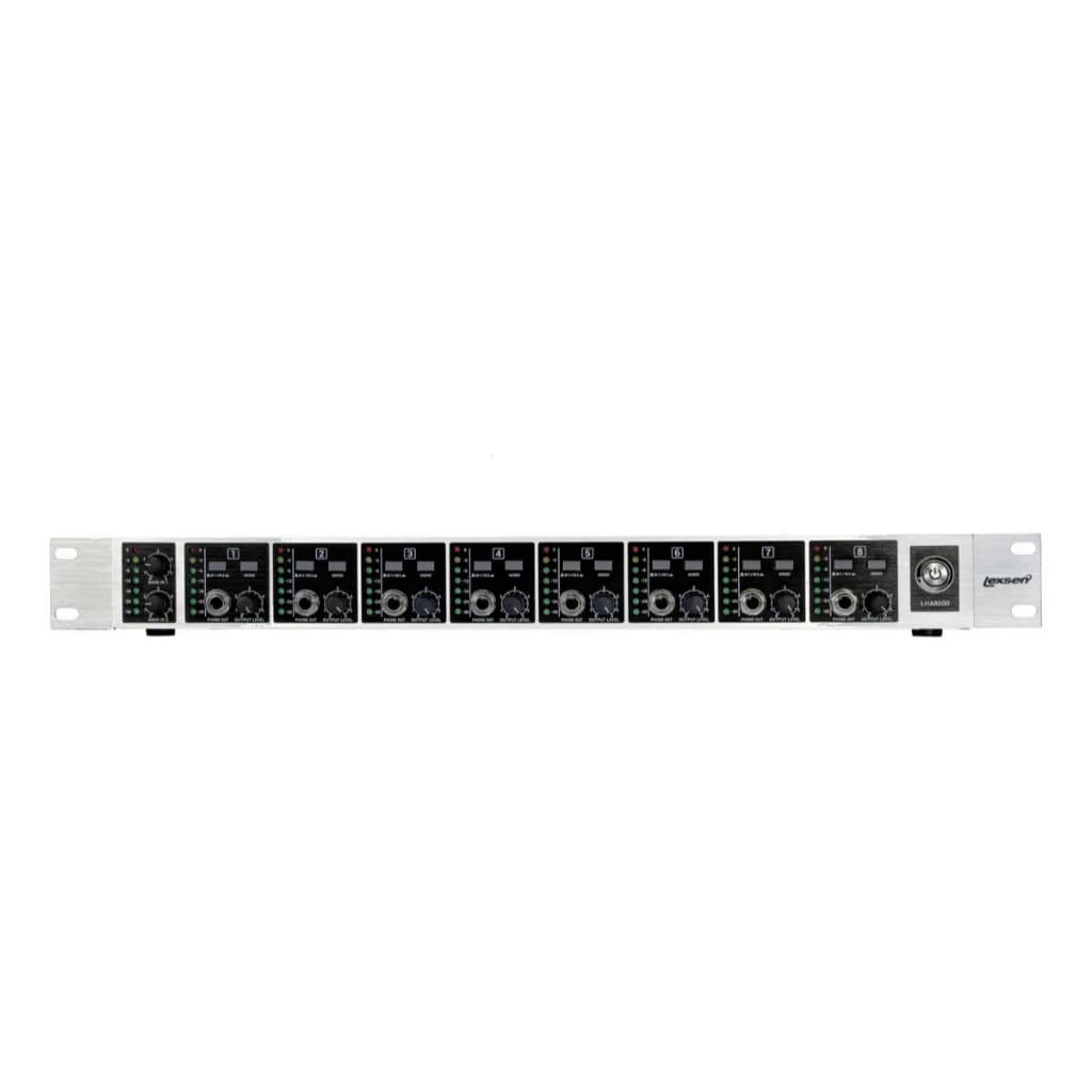 Amplificador Powerplay Lha8000 Lexsen Até 16 Fones Cor Preto