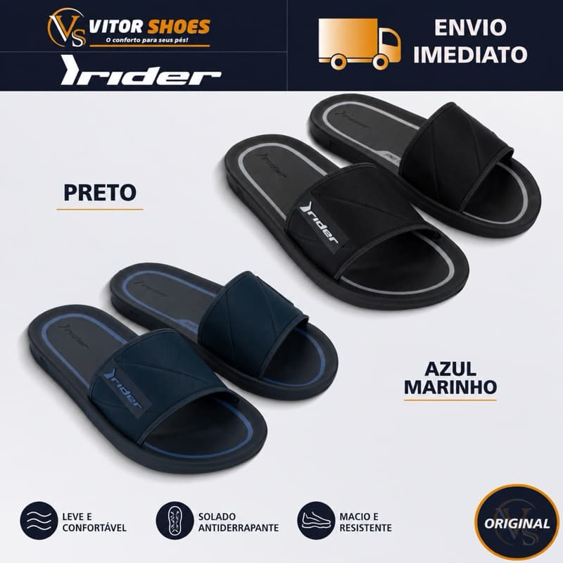 Chinelo Masculino Rider Slide Street Original