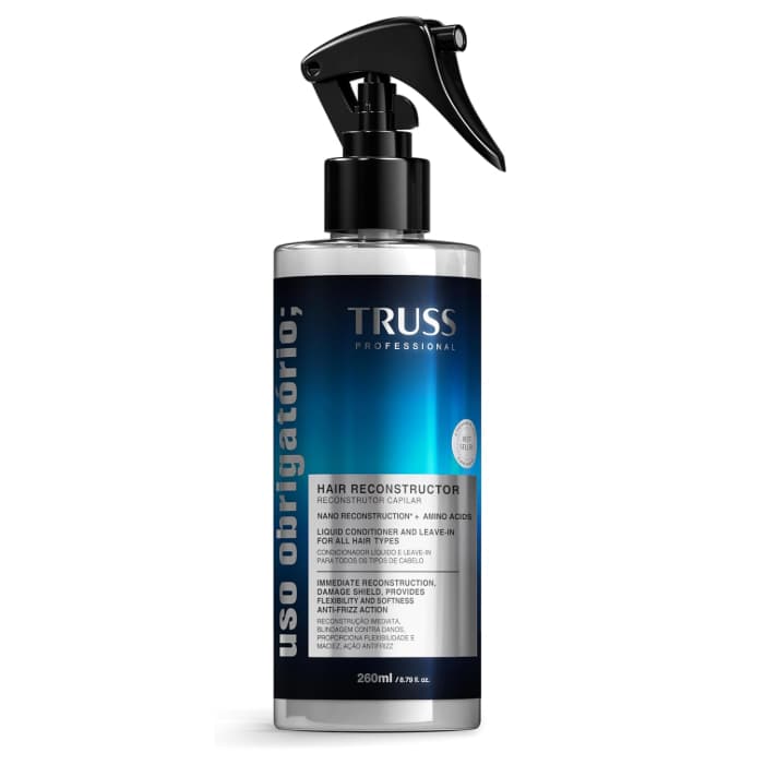 Truss Uso Obrigatorio Spray Reconstrutor Capilar Reconstrucao 260ml