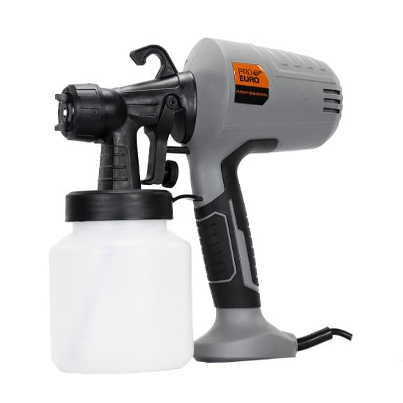 Pistola de Pintura Pulverizadora 400W Elétrica Profissional 800ml Bico com 3 Regulagens Pró Euro