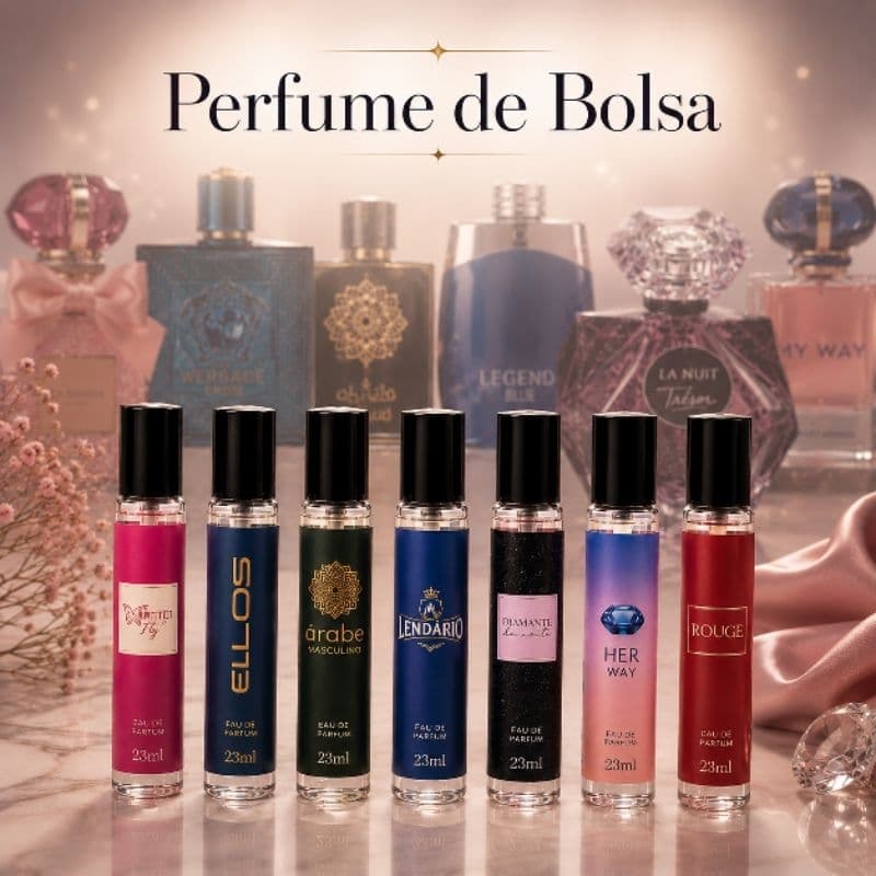 Perfume de bolsa | Mini perfumes | Perfumes | Contratipo | Perfume feminino| Perfume masculino | Perfume árabe