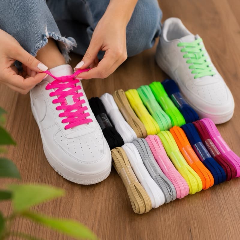 Kit 36 Pares De Cadarços Adulto ou Infantil Várias Cores E Tamanhos
