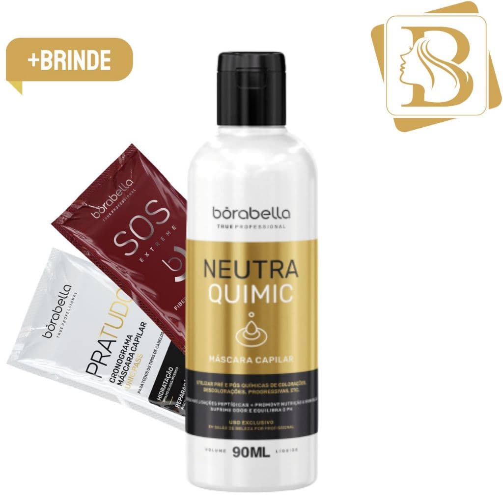 Borabella Neutraquimic Neutralizante Equilibra Ph Previne Queda 90ml