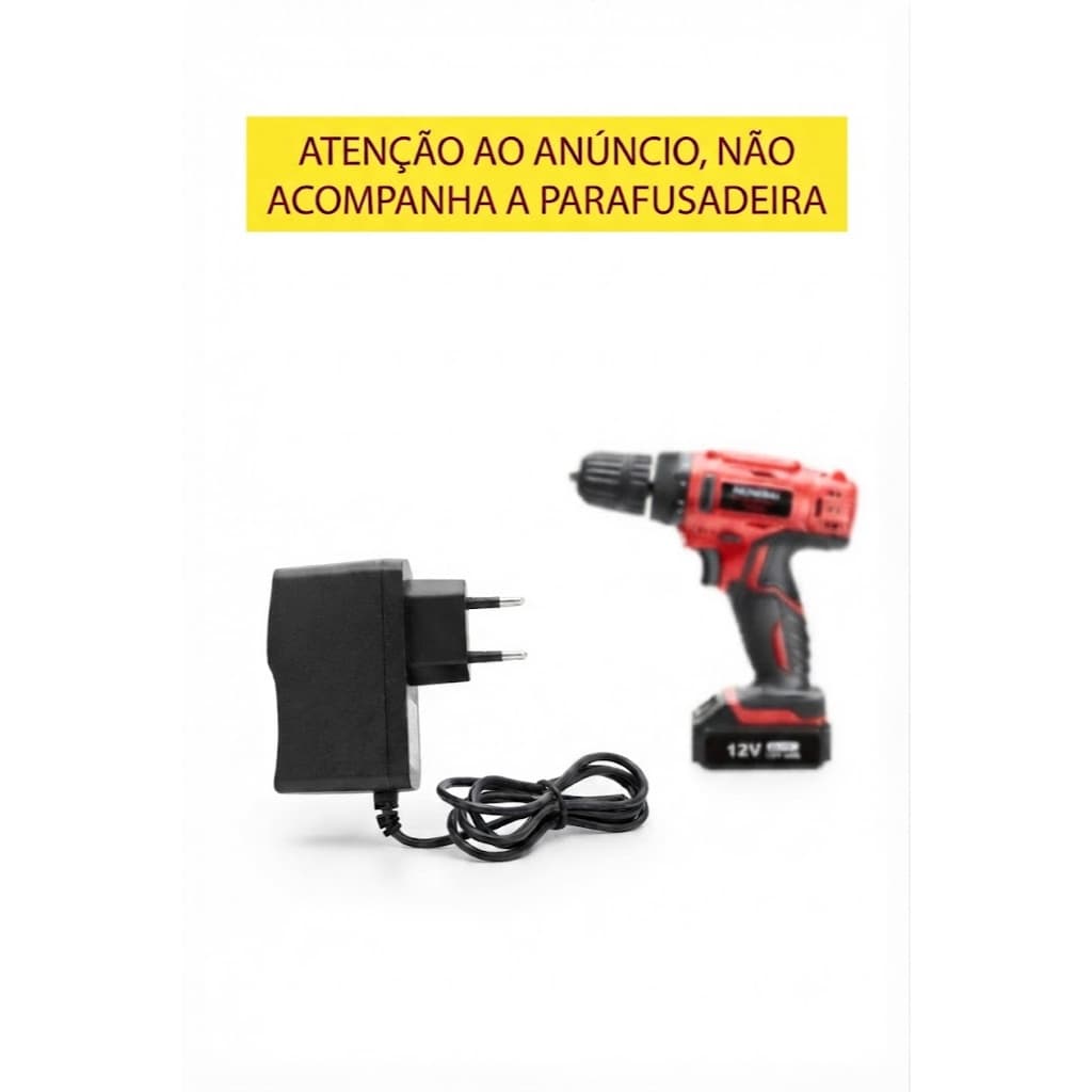 Fonte Carregador Bivolt 13.5V Parafusadeira Mondial FPF-06M 800mAh