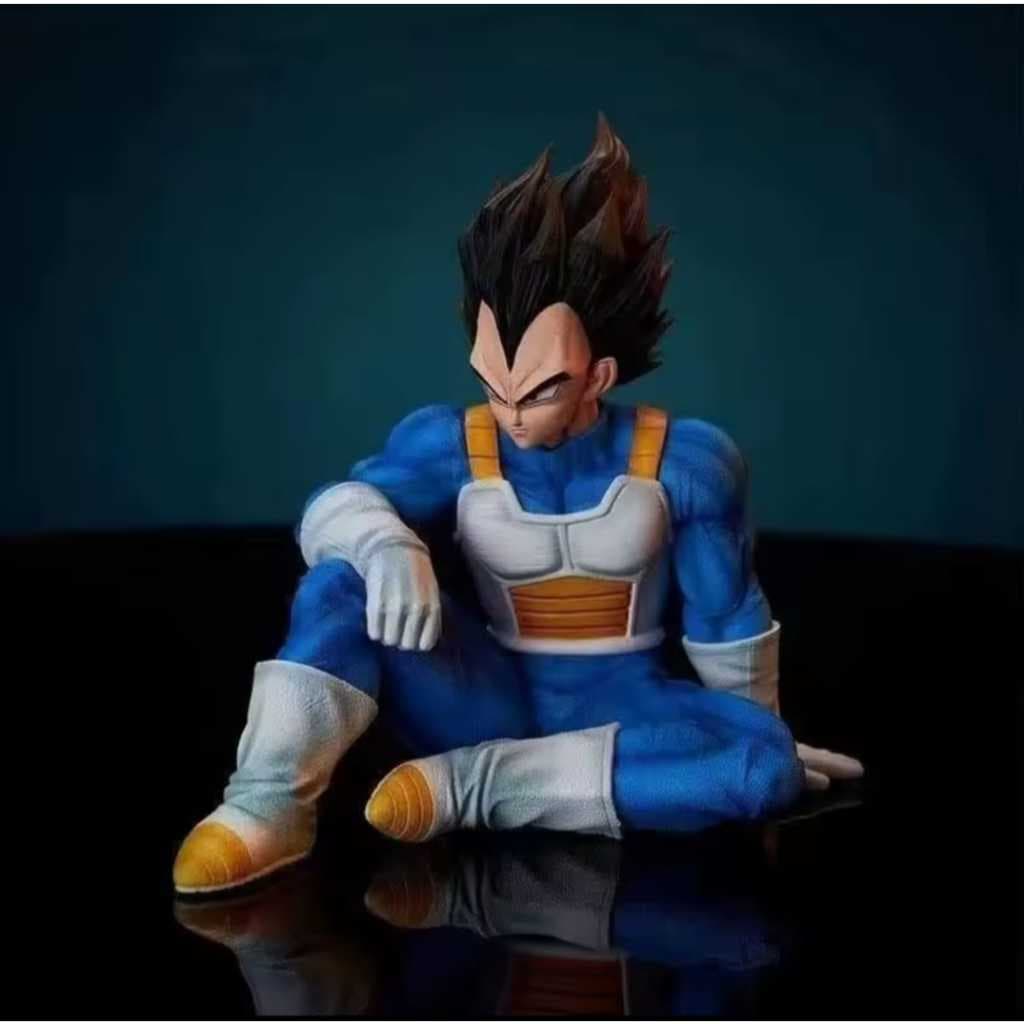 Action Figure Vegeta Sentado Anime Dragon Ball Z