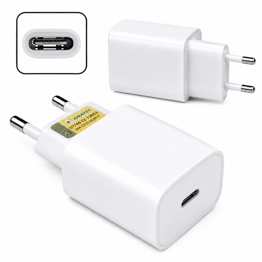 Fonte Turbo 30w Para iPhone 15 /15 Pro /15 Plus/ 15 Pro Max
