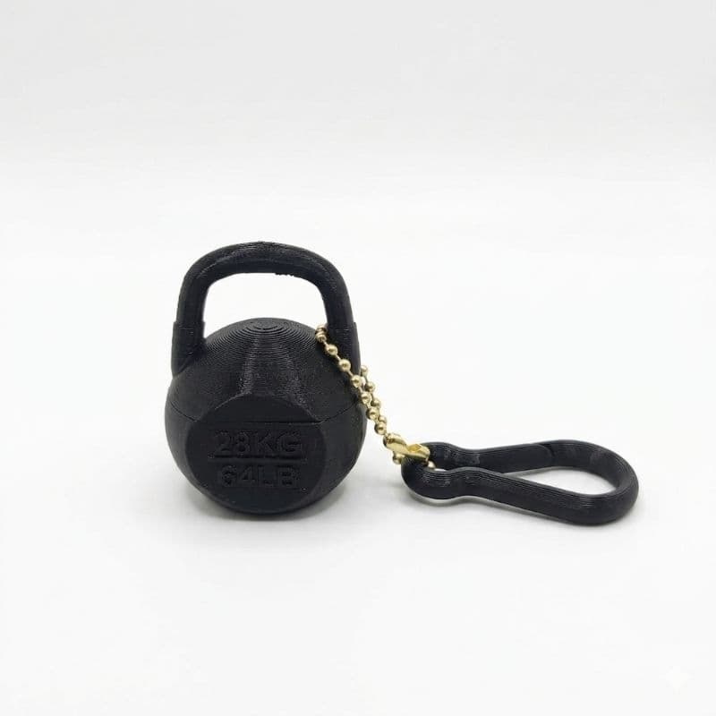kit 10 unidades Chaveiro Mini Kettlebell Porta Suplemento rosqueável Creatina Whey Academia Porta comprimidos
