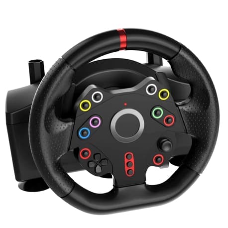 KP5817 VOLANTE GAMER 8 EM 1 PEDAL CAMBIO COMPATIVEL Pc Ps5 Ps4 Xbox